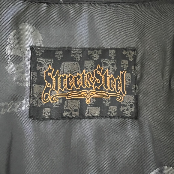 Street & Steel Women's Leather Motorcycle Jacket - Picture 3 of 10